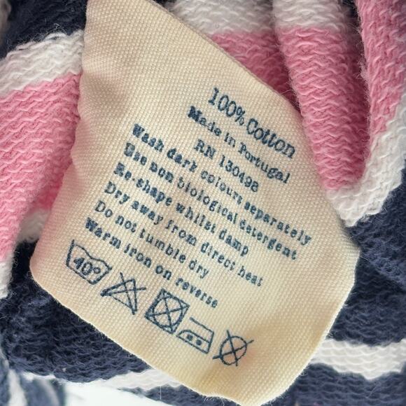 Jack Wills Blue Cotton Striped Pullover Sweater - Picture 9 of 9